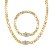 Set Monaco 8mm Auriu Pietre Rond