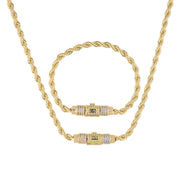 Set Monaco 2mm Rope Auriu