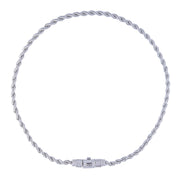 Set Monaco 2mm Rope Argintiu