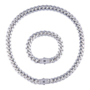 Set Monaco 12mm Pietre Argintiu