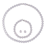 Σετ κολιέ & βραχιόλι & σκουλαρίκια Valuxy Diamond 