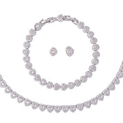 Σετ κολιέ & βραχιόλι & σκουλαρίκια Valuxy Diamond 