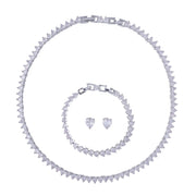 Σετ κολιέ & βραχιόλι & σκουλαρίκια Valuxy Diamond 