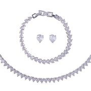 Σετ κολιέ & βραχιόλι & σκουλαρίκια Valuxy Diamond 