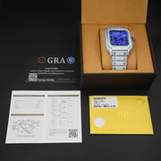 Ceas Santos Clean Dial Gold Bezel - Automatic Iced Full Moissanite VVS