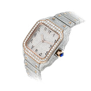 Ceas Santos Arabic - Automatic Iced Full Moissanite VVS