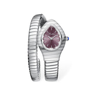 Ceas Serpentin Crystal - Silver Pruna Edition | Valuxy