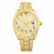 Ceas Datejust Arabic - Automatic Iced Full Moissanite VVS