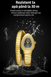 Ceas Bijou Serp – Silver Pink Edition | Valuxy