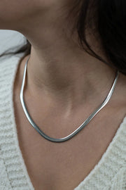 Κολιέ φίδι, Ασημί 3,5mm