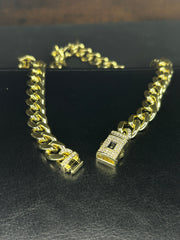 Κουβανικό κολιέ Monaco Gold 14 καρατίων