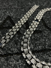 Ασημένιο κολιέ Valuxy Lux + Σετ βραχιόλι