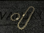 Χρυσό κολιέ Μαϊάμι Valuxy + Σετ βραχιόλι