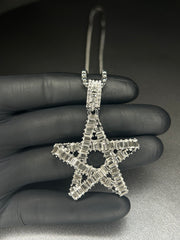 Κολιέ με αστέρι, από ανοξείδωτο ατσάλι (Χρυσό/Ασημί)