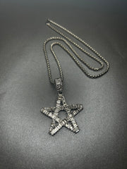 Κολιέ με αστέρι, από ανοξείδωτο ατσάλι (Χρυσό/Ασημί)