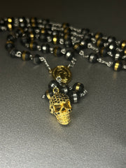 Κολιέ Valuxy Skull, από ανοξείδωτο ατσάλι 70cm Χρυσό