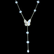 Κολιέ με μαργαριτάρι πεταλούδα 