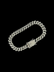 Ασημί Κουβανέζικο Σετ 7χιλ 