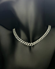 Ασημί Κουβανέζικο Σετ 7χιλ 