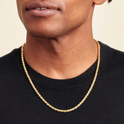 Χρυσό κολιέ από σχοινί