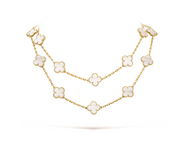 Colier Van Luxy White 80cm