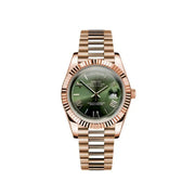 CEAS SEIKO DAYDATE - ROSE GREEN