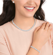 Σετ κολιέ & βραχιόλι & σκουλαρίκια Angelis