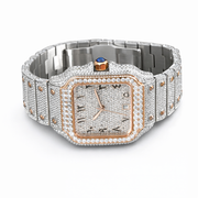 Ceas Santos Arabic - Automatic Iced Full Moissanite VVS