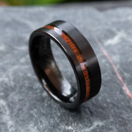 Δαχτυλίδι Valuxy Steel με Ξύλο