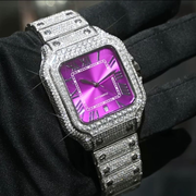 Ceas Santos Clean Dial - Automatic Iced Full Moissanite VVS