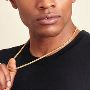 Χρυσό κολιέ από σχοινί