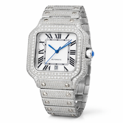 Ceas Santos Clean Dial - Automatic Iced Full Moissanite VVS