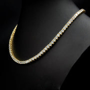 Colier Tennis, Auriu