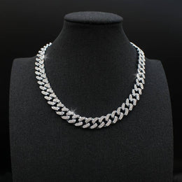 Ασημένιο κουβανέζικο κολιέ