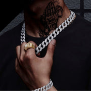 Ασημένιο κουβανέζικο κολιέ