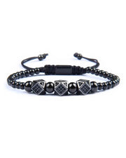 Bratara Black Diamond Dices Gold