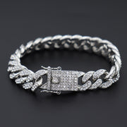 Ασημένιο κουβανέζικο βραχιόλι