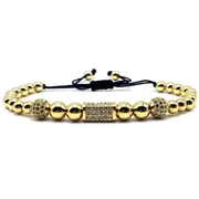 Πολυτελές κυβικό διαμαντένιο χρυσό βραχιόλι