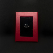 Bratara model coroana, Reglabila negru, Lux unisex.